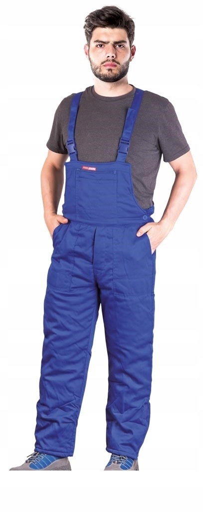 Zateplené montérky s laclem Reis Smo-plus XL Modrá