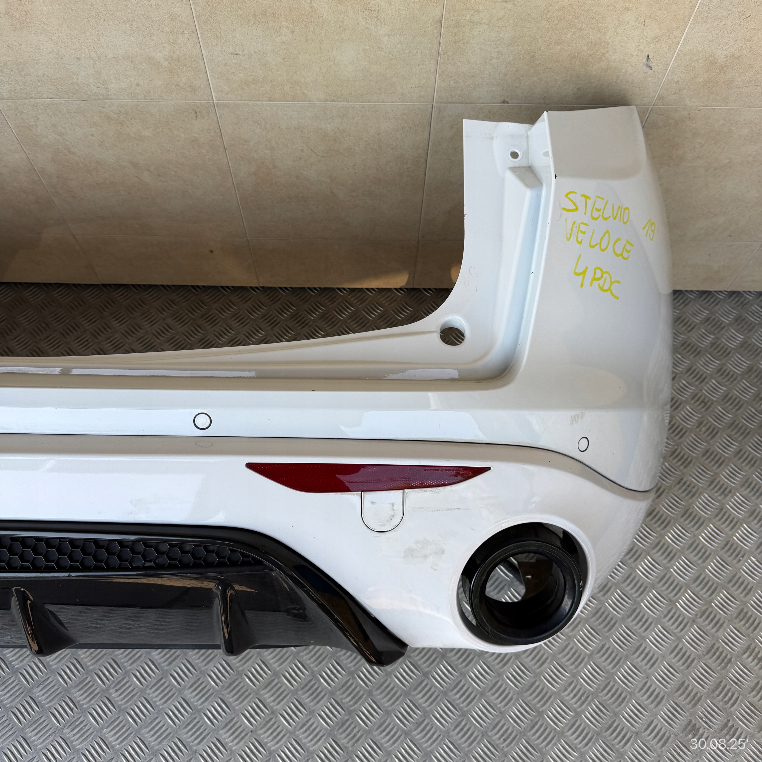 bumper rear complete ALFA ROMEO STELVIO 2019 ROK 4 PDC 4 PDC VELOCE