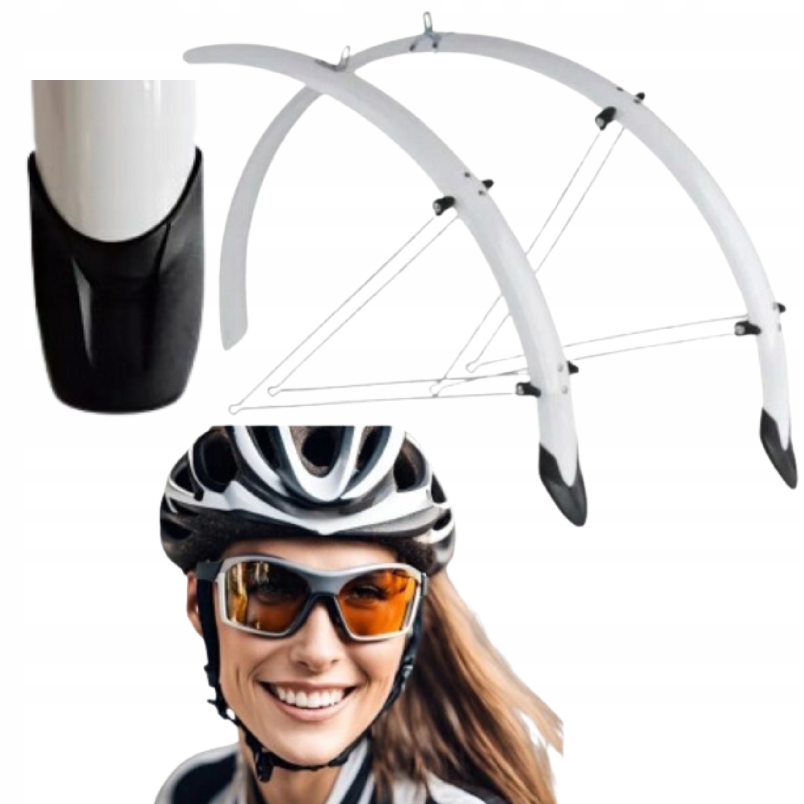 Nové blatníky Orion 28'' Bílé Odolné Šířka 53 mm lapač Model 2024