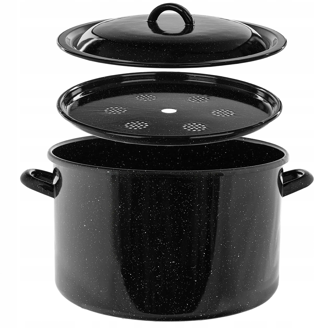 Powidlak emaliowany 15L garnek do pasteryzacji wekowania 32cm
