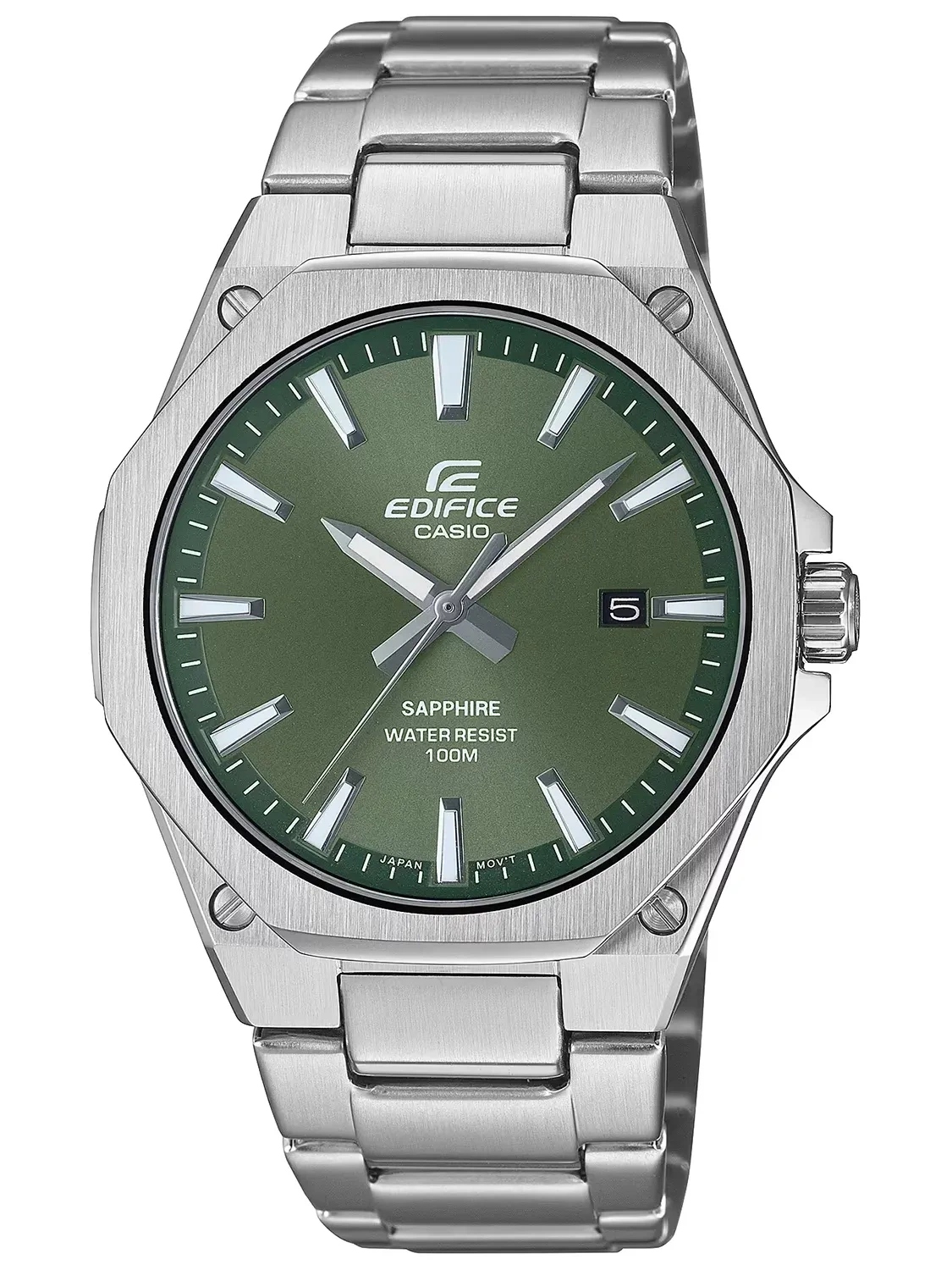 Pánské Hodinky Casio Edifice EFR-S108D-3A Stříbrné 100 M Dárek Pro Kluka