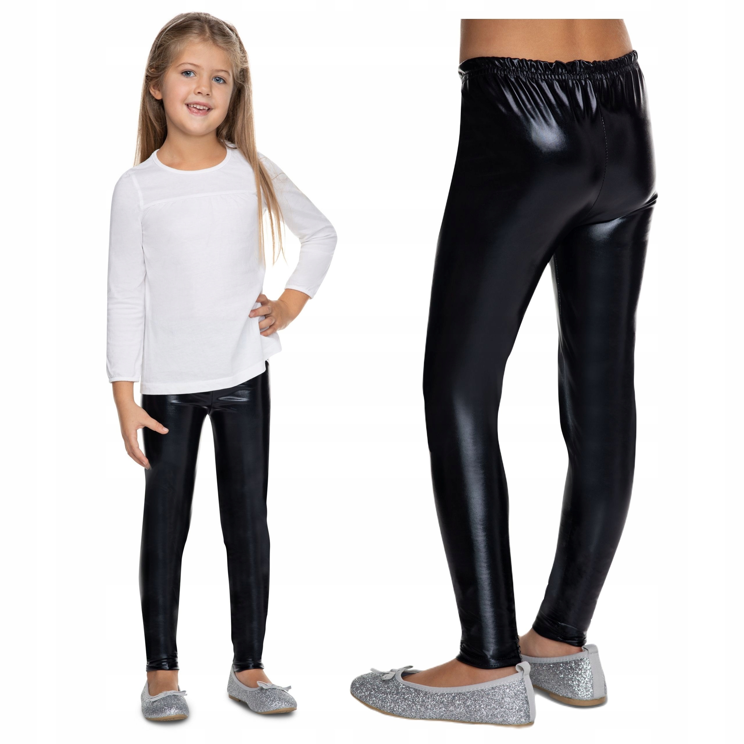 

Dziecięce Legginsy Kolorowe Lateksowe Getry Ltxk