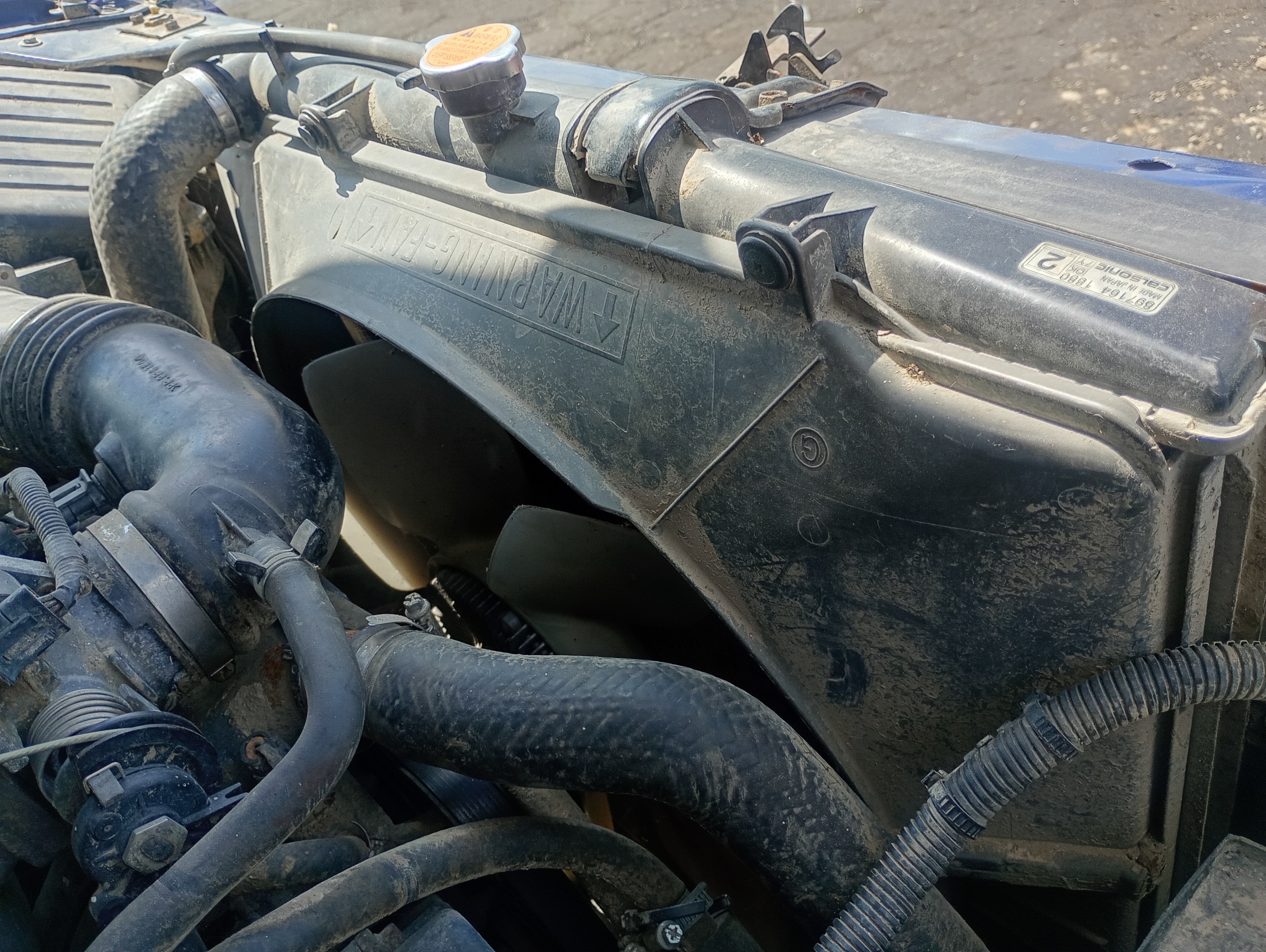 ventilátor MOTORU chladiče ISUZU TROOPER II 2 92-02 3.5 V6