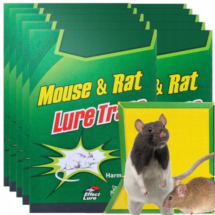 

10X Myszołapka Lep Łapka Pułapka Na Myszy XXL Duża