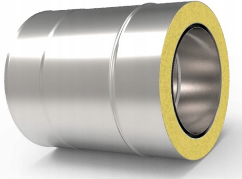 Kd Trubka s obložením fi 225 0,25 m 1,0 mm průchodová stěna komínová vložka