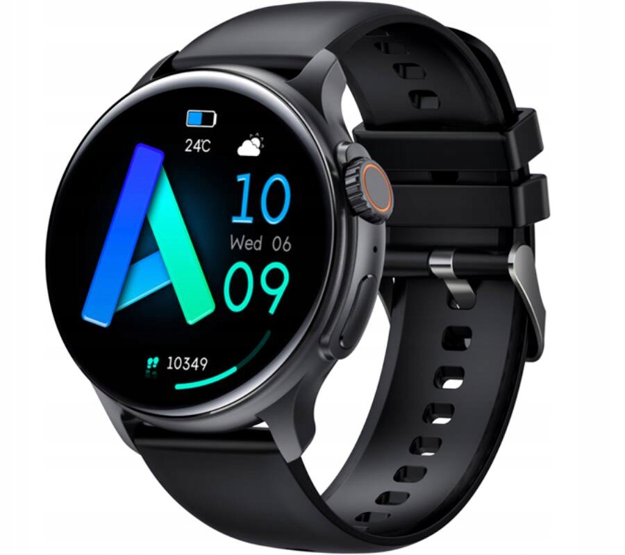 Smartwatch zegarek Rubicon męski RNCF12 czarny tryby sportowe 2023