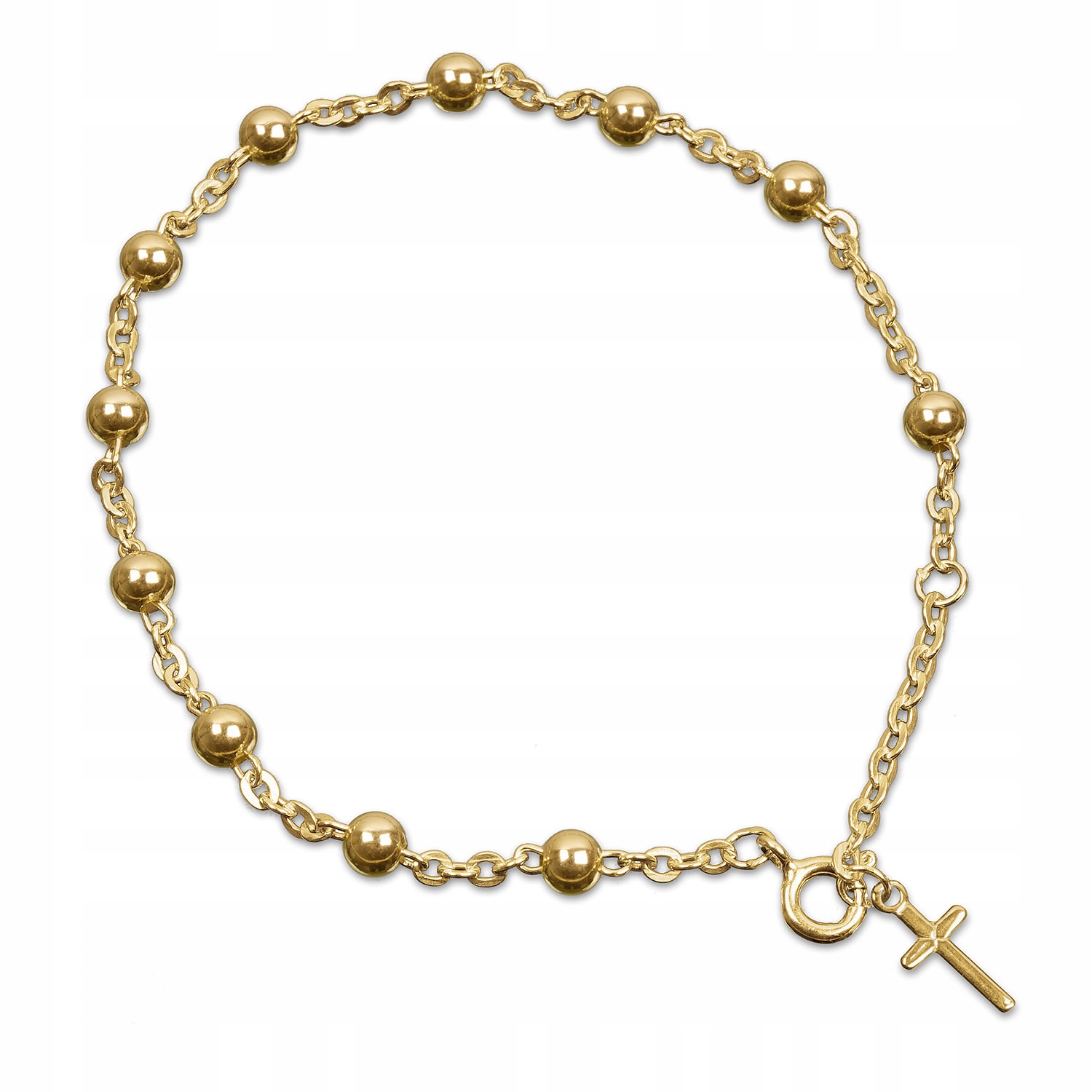 Růženec náramek Stříbro pr. 925 zlacené