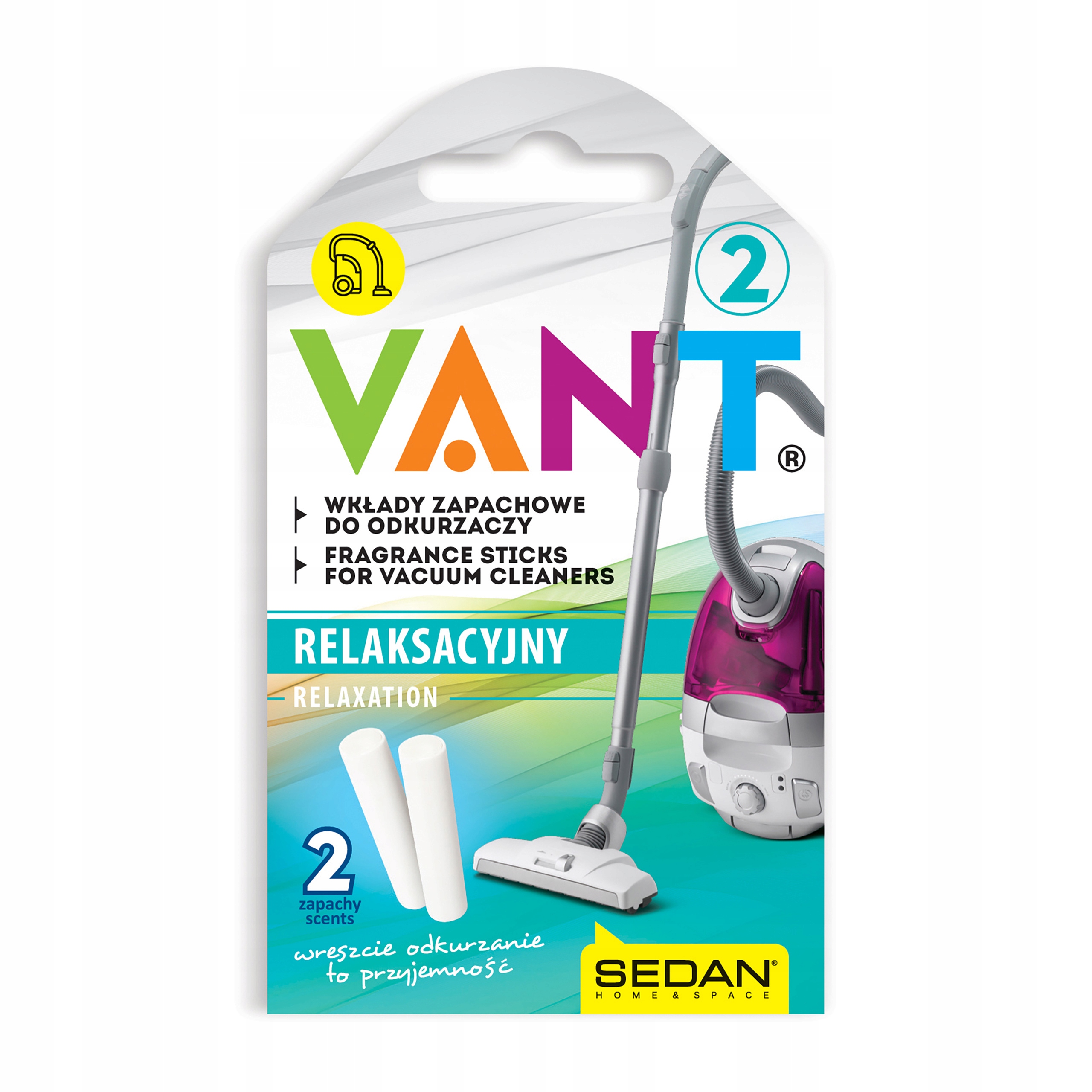 ZAPACH DO ODKURZACZY VANT - RELAKSACYJNY 2szt
