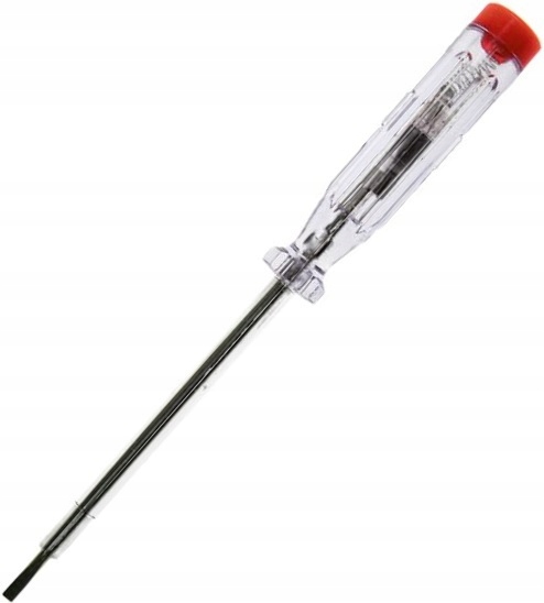PRÓBÓWKA PRÓBNIK TESTER NAPIĘCIA 200-250V 140 mm