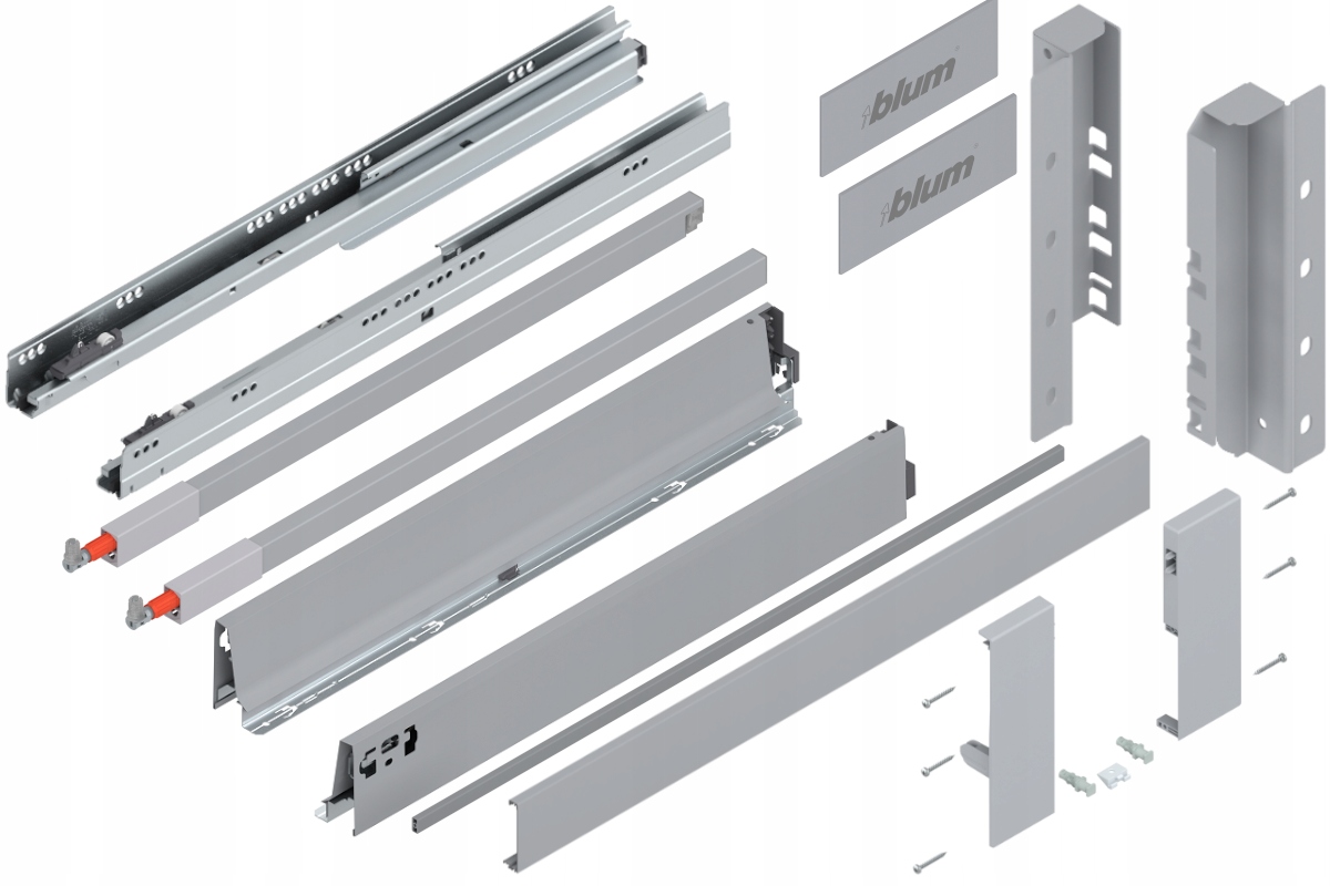 Blum Tandembox 650 Šuplík , střední vnitřní, C, šedá