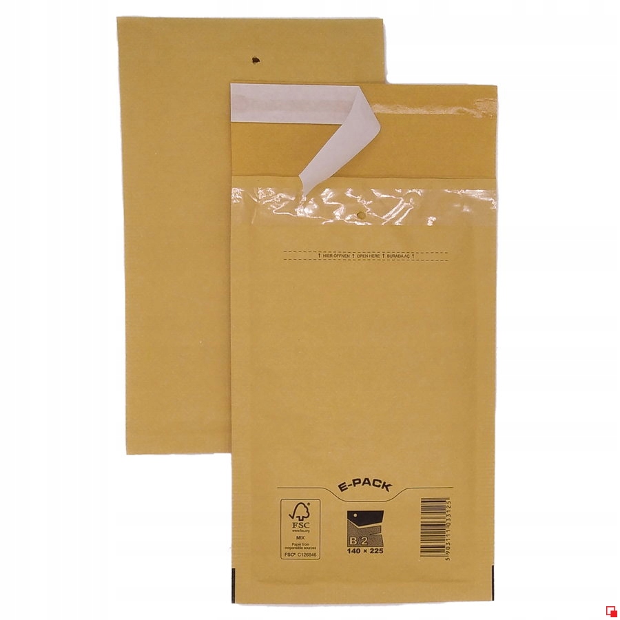 

Koperty bąbelkowe B12 A6+ Brązowe małe Mocne x50