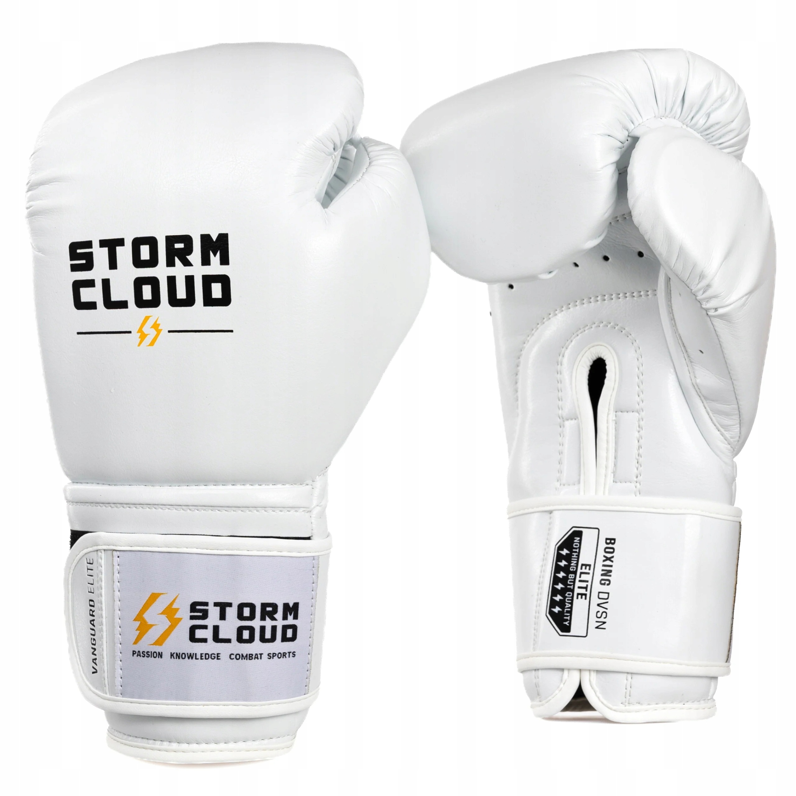 StormCloud Boxerské rukavice Vanguard Boxing Elite Bílé 12 oz