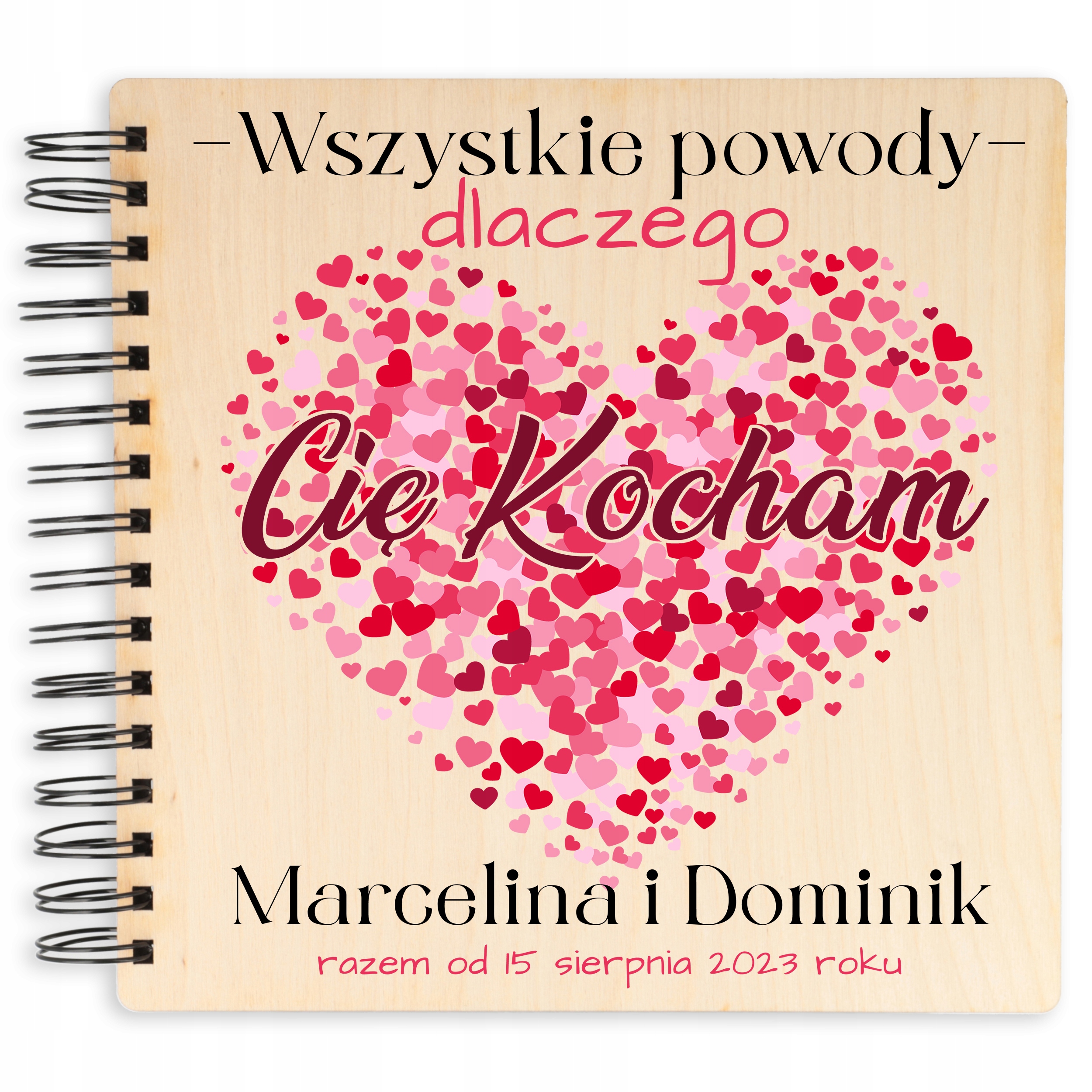 Album Dárek Pro páry Důvody Proč Tě Miluji Jméno Datum 25 Černé