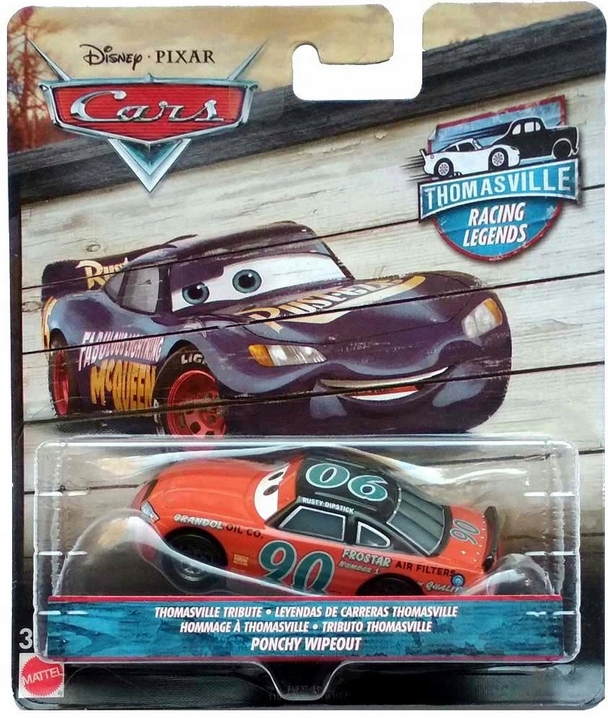 

Cars Auta Thomasville Ponchy Wipeout 1:55 Mattel