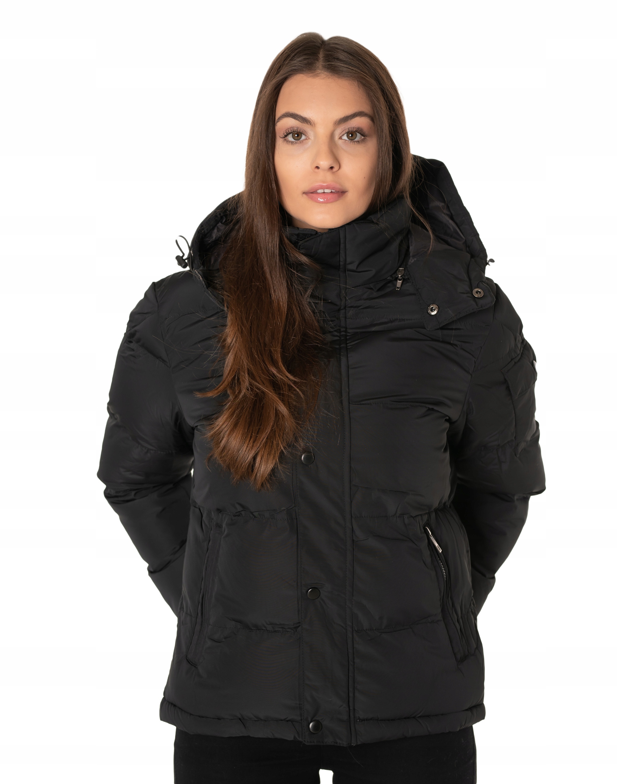 

Ciepła Kurtka Damska Puchowa Ocieplana 1162-1 r XL