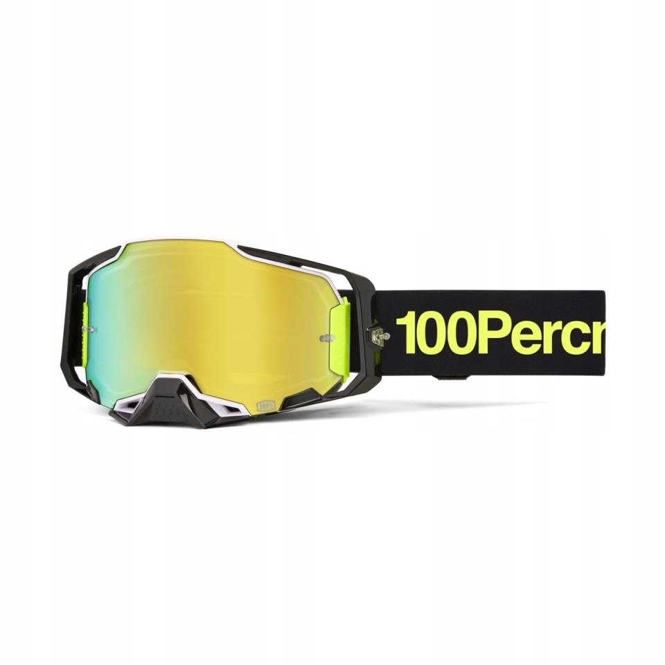 100 % Okuliare Armega Orban – Mirror Gold Lens – Farba Čierna/žlté Sklo