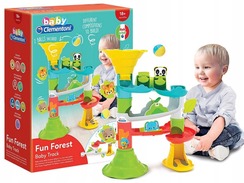 

Clementoni Leśna Zjeżdżalnia tor z kuleczkami