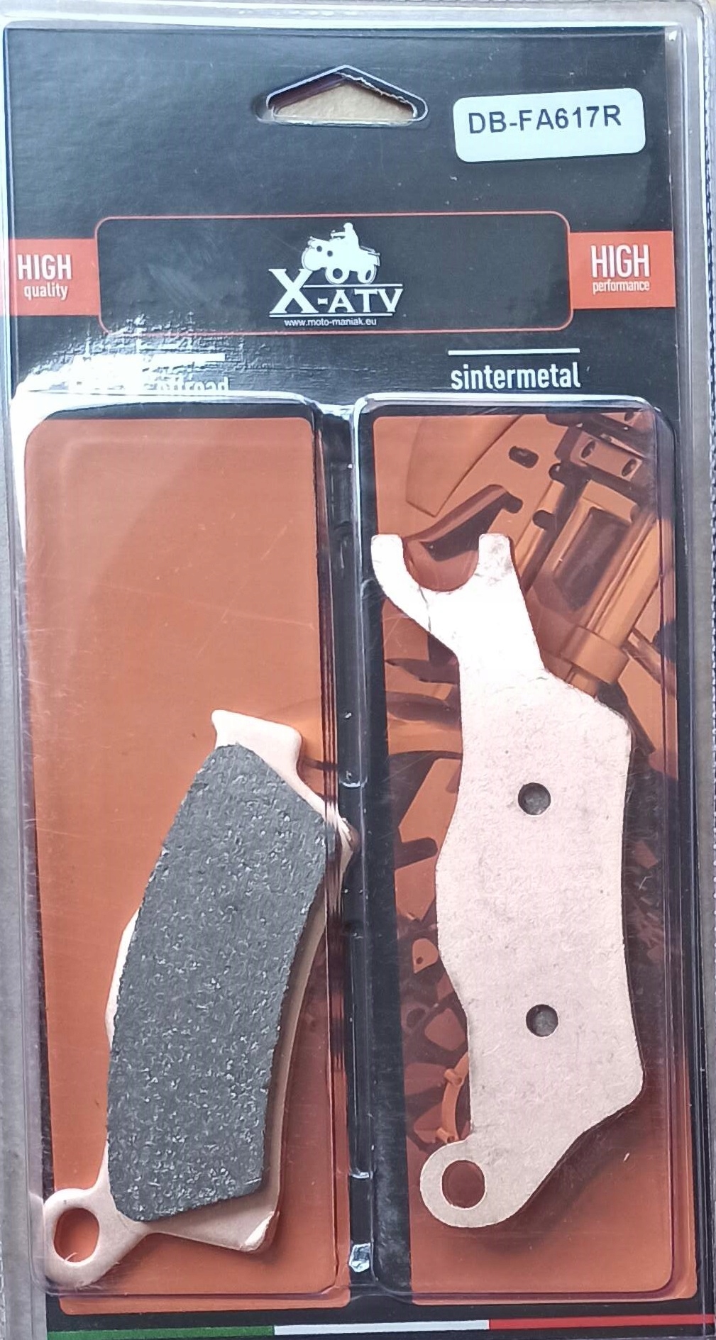 Klocki hamulcowe can-am rzód tył prawa strona