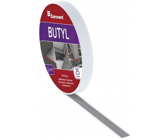 

Taśma wstęga Butylowa Dwustronna Butyl 15mm 25mb