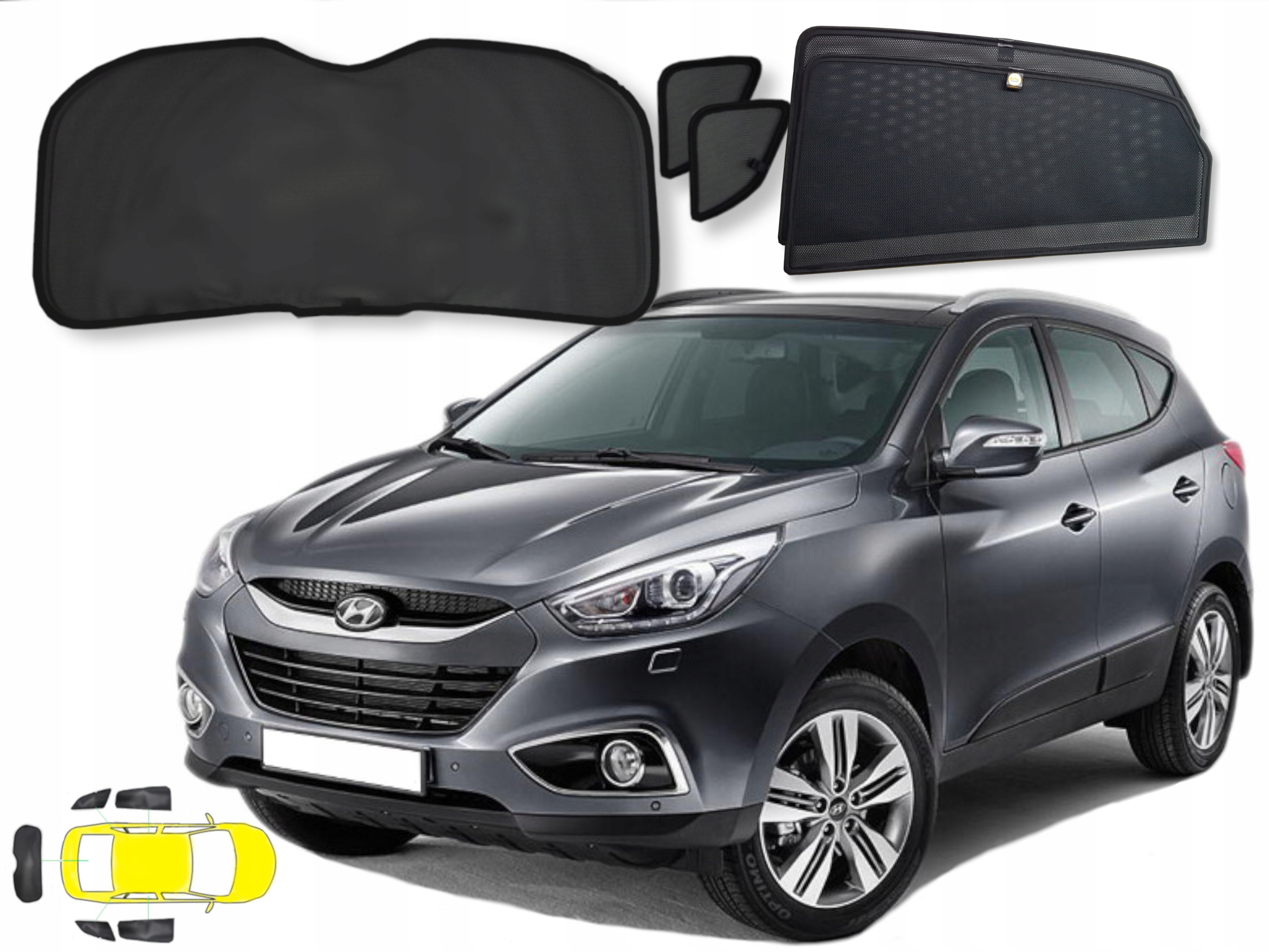 

Zasłony przeciwsłoneczne dedykowane: Hyundai IX35