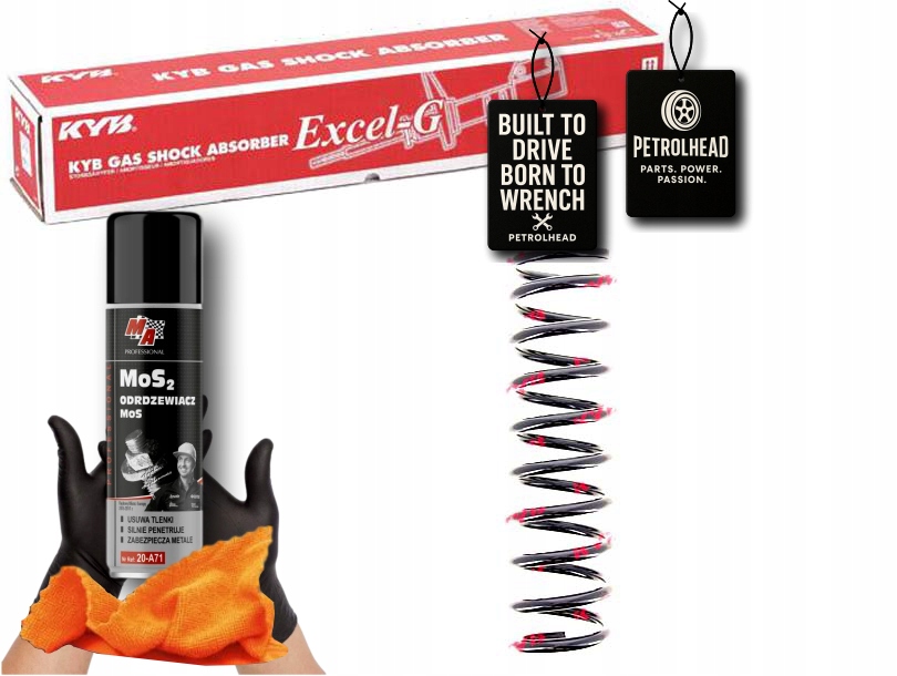 Pružina Zavěšení Zadní L/p Ford Focus II 1.4-2.0LPG #Petrolhead Pro+ Kit1