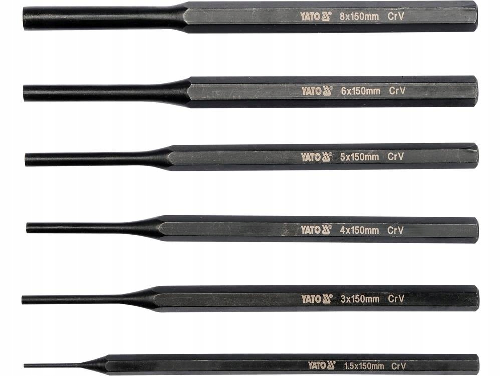 

Zestaw Wybijaków wybijak 6szt YT-47121