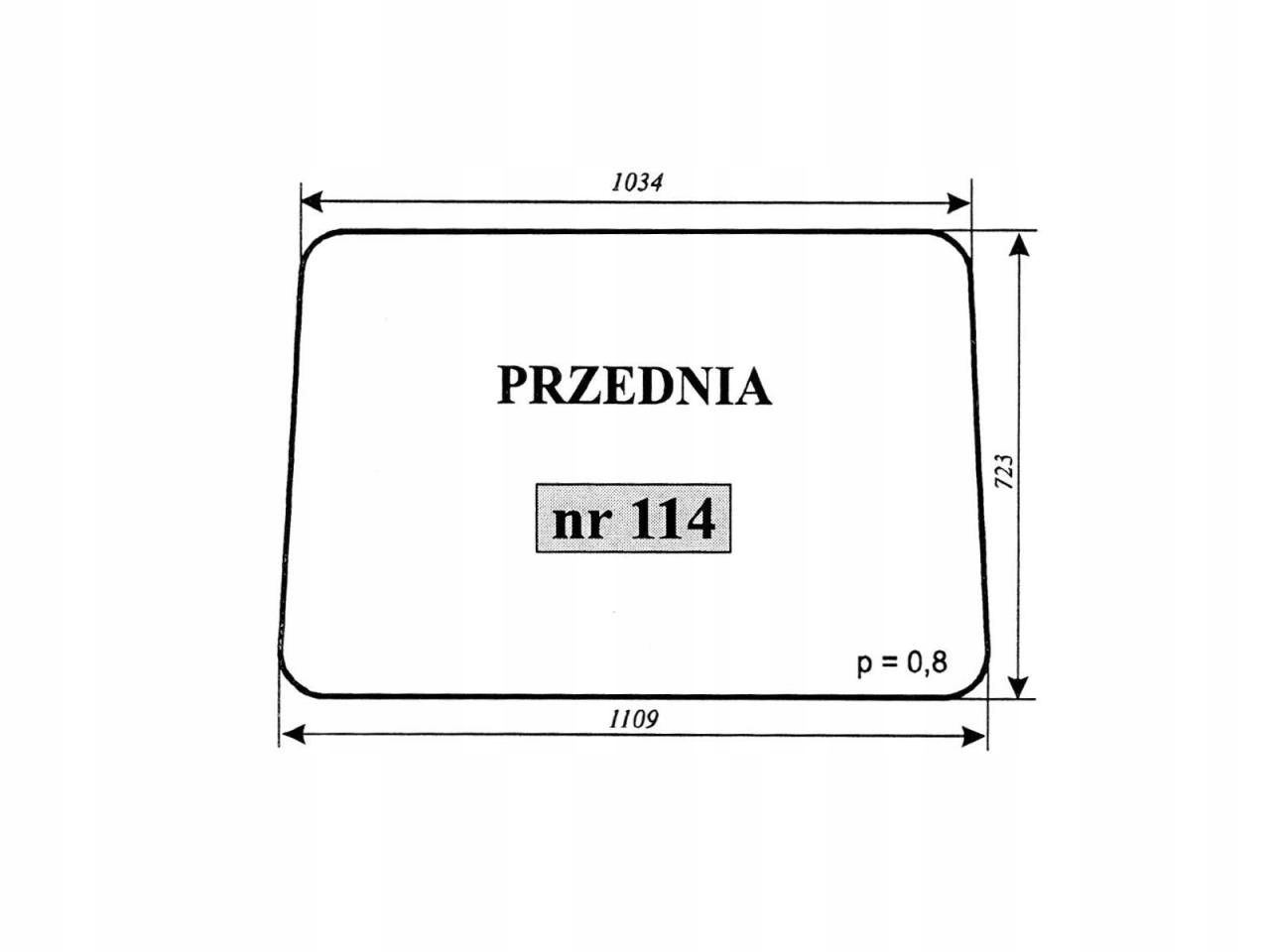 SZYBA PRZEDNIA MF 255 LUBSKO 114
