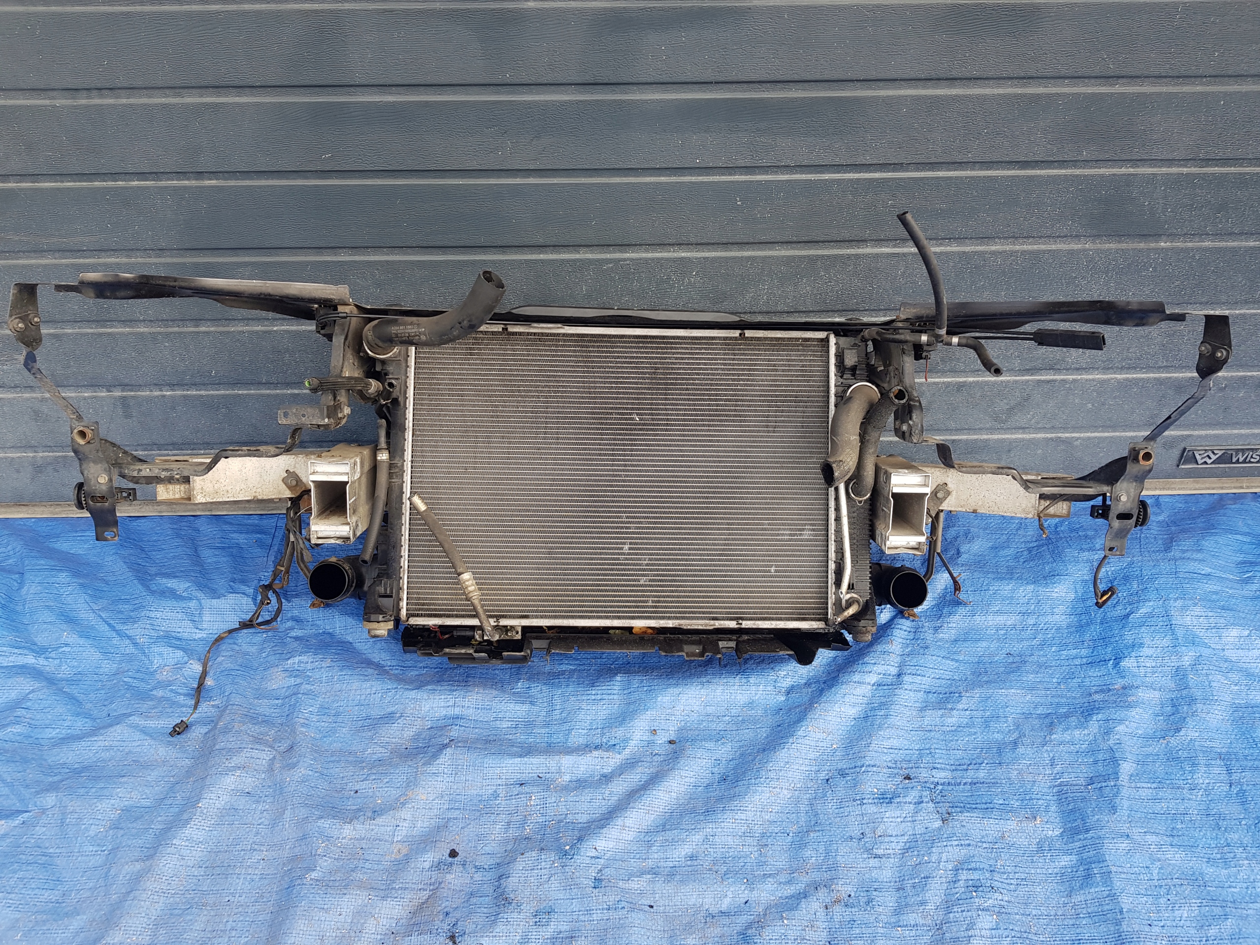 support panel for radiators radiator MERCEDES W204 2.2 CDI 651 AUTOMAT