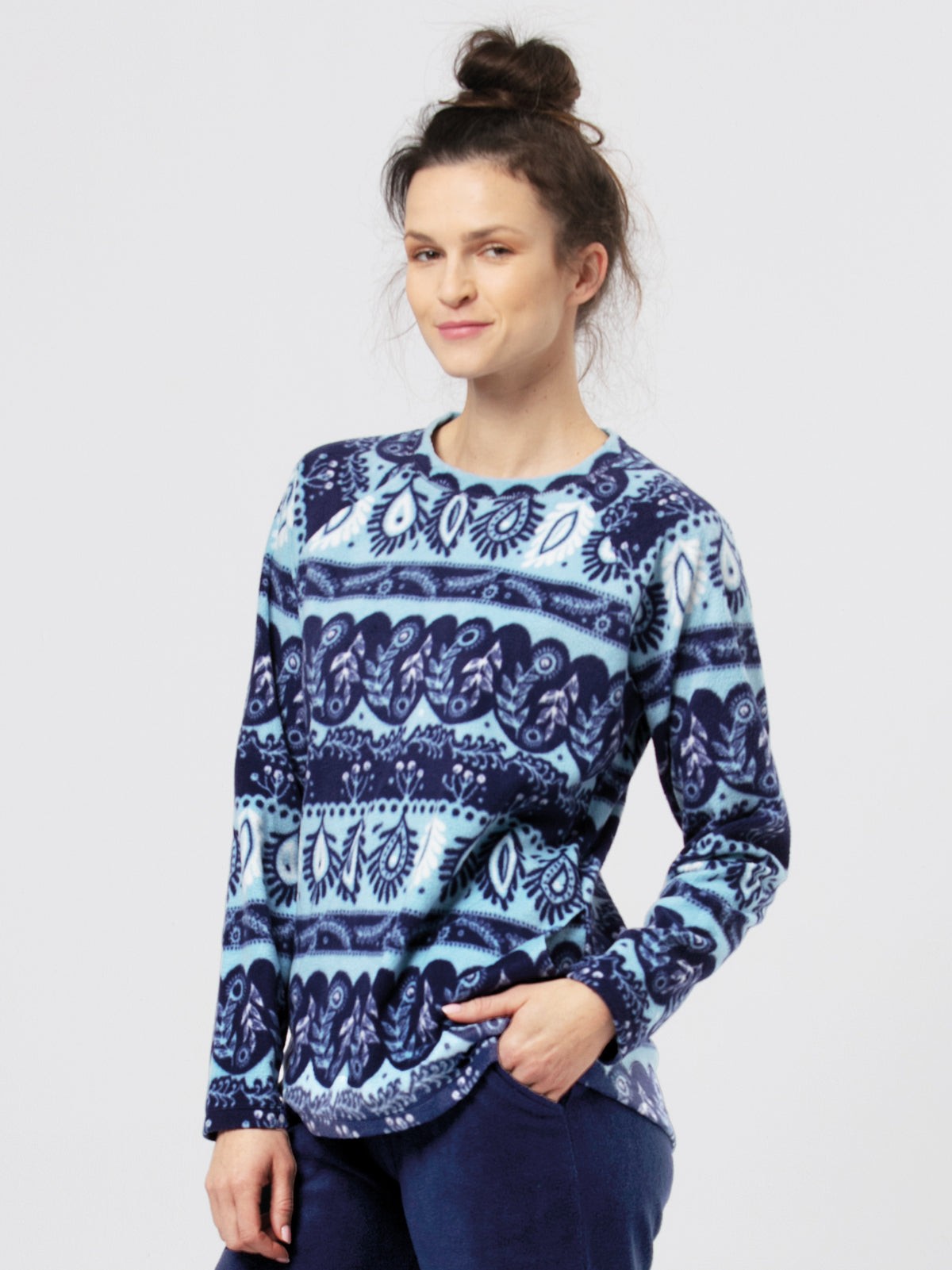 Dámské pyžamo Lhs 894 Dr S, modré