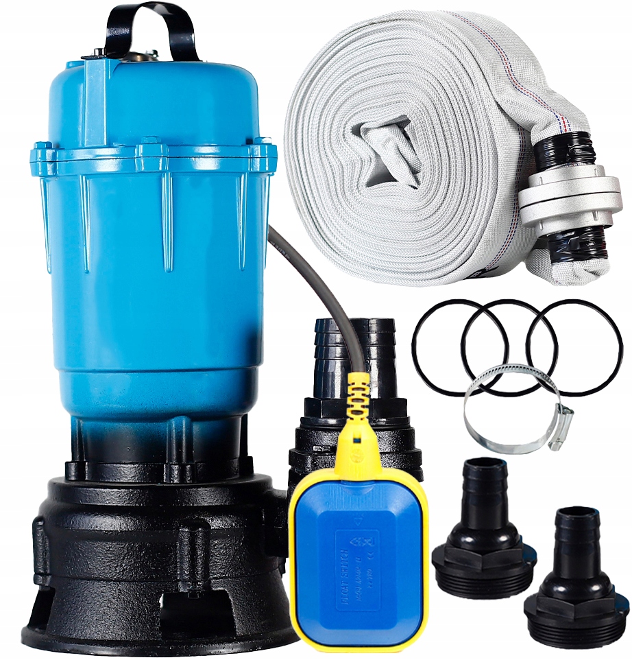 Čerpadlo Na Špinavú Vodu S Žumpou S Drvičom 3200 W S Hadicou 30 M, Plavák