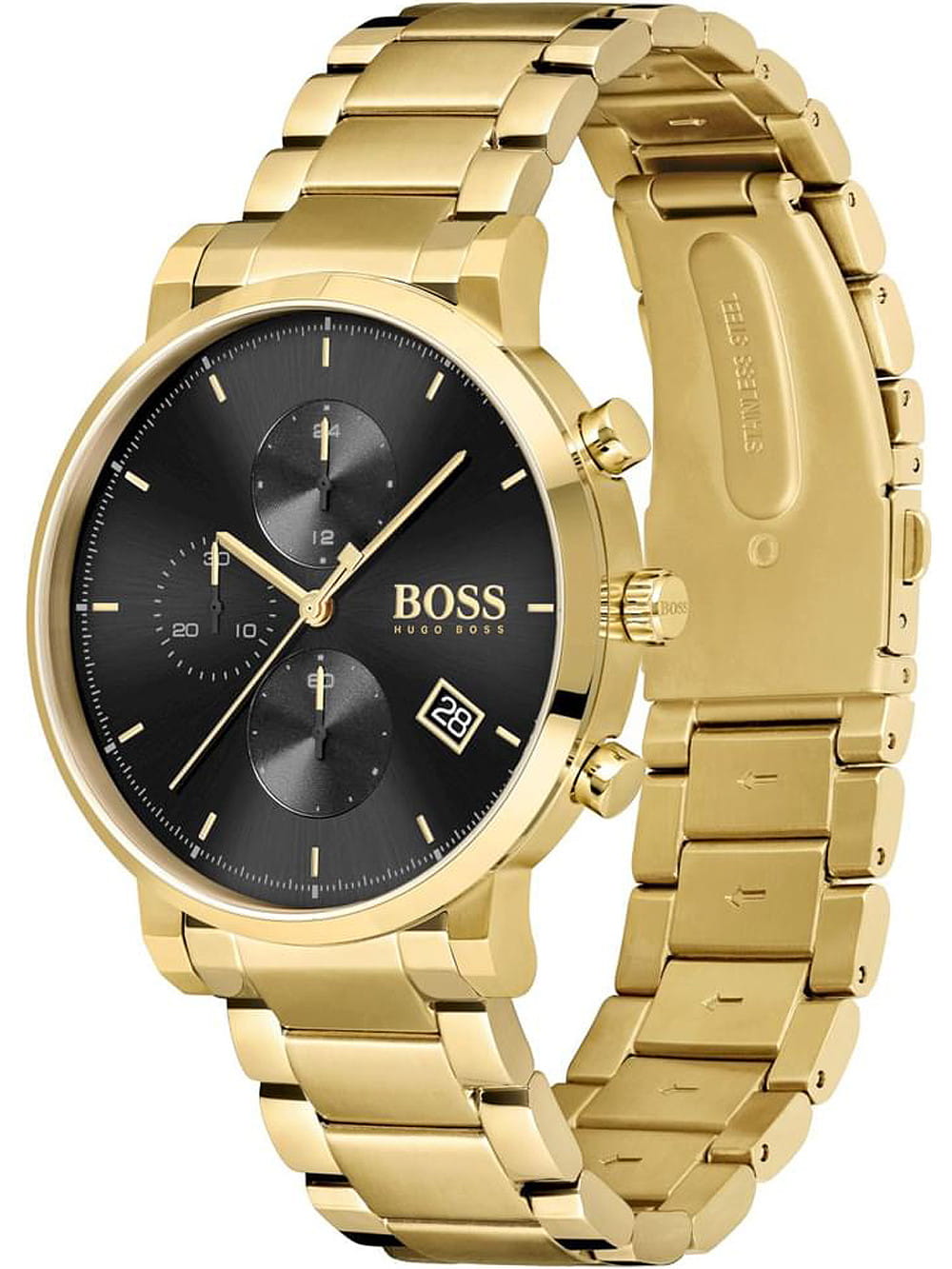 Zlaté Pánské Hodinky Hugo Boss Originální Dárek Pro Muže K Výročí