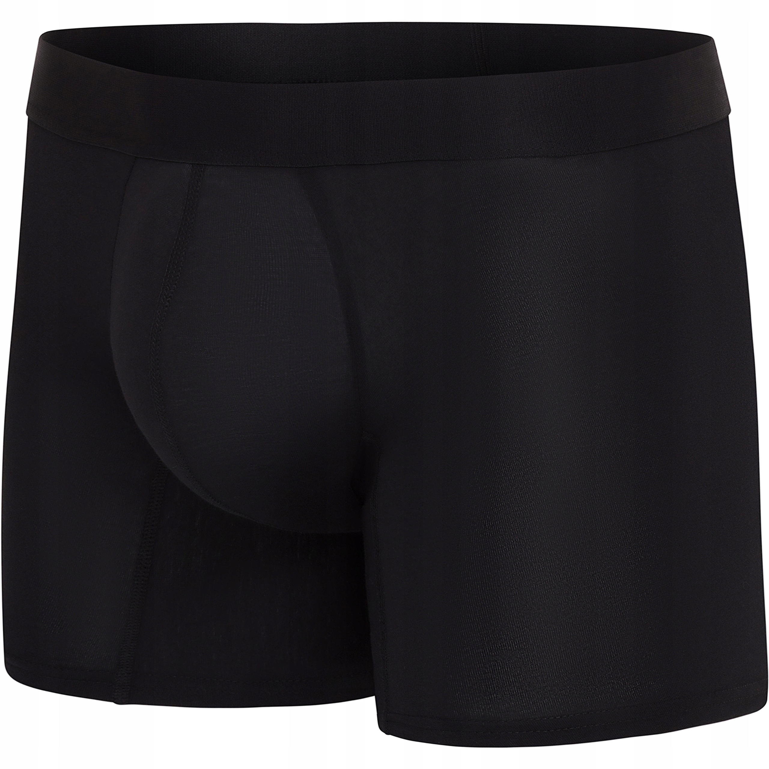 Bokserki Męskie Bawełniane Sportowe do Biegania Comfyballs Long Black XL