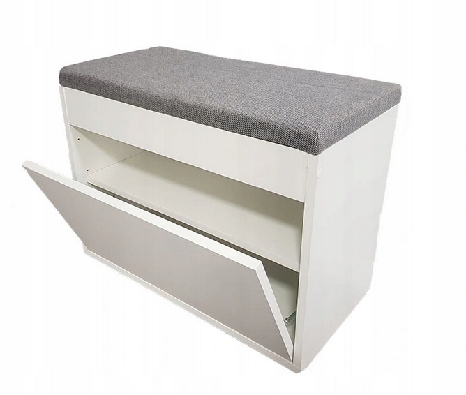 Taburet s úložným prostorem na drobnosti botník 60 cm, čalouněná lavička