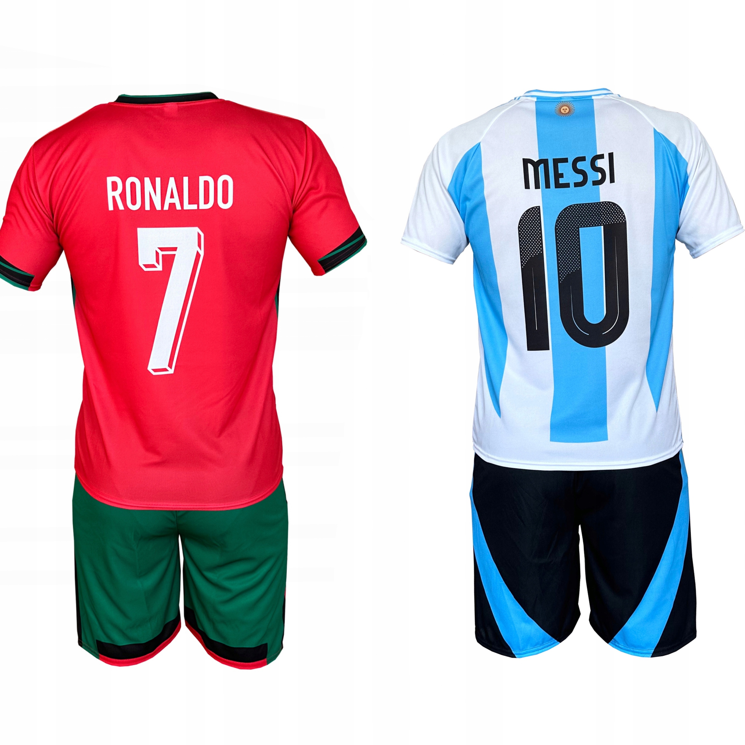 Fotbalový komplet Set Legend Messi & Ronaldo Reprezentace 140 Cm