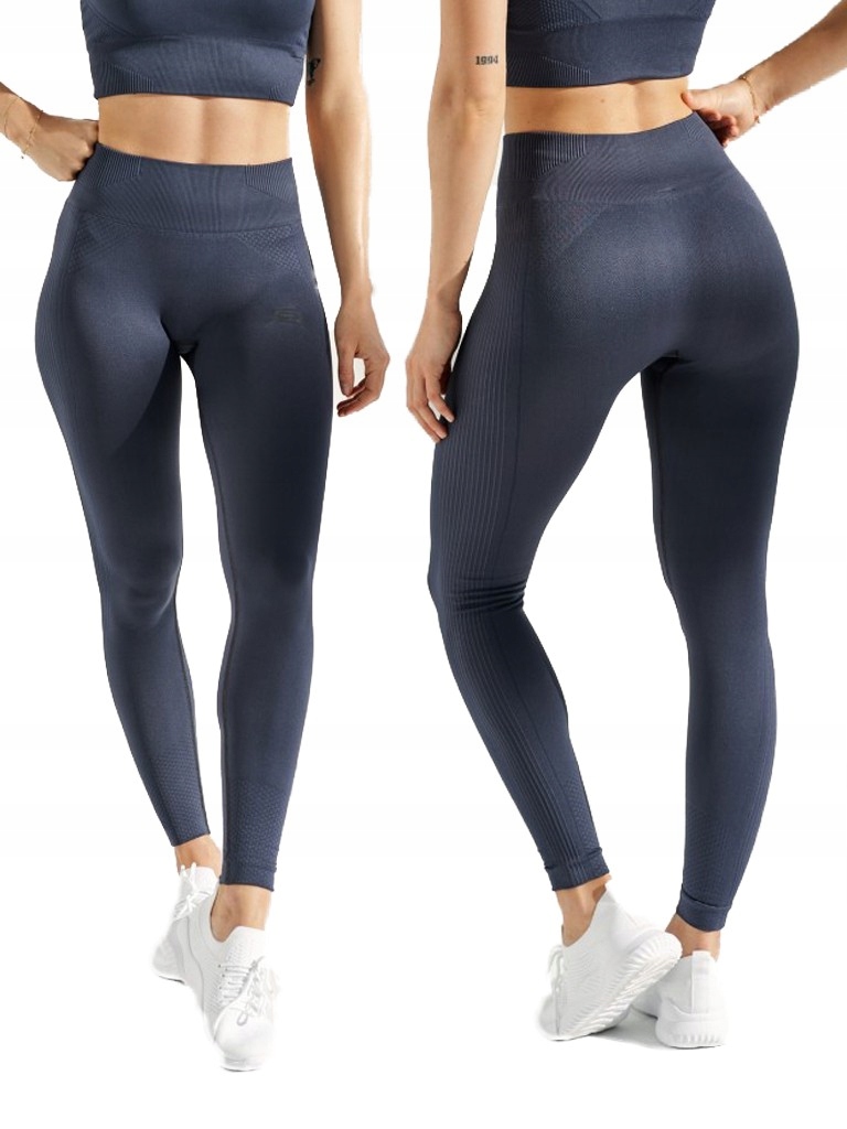 Legginsy spodnie damskie sportowe getry fitness S