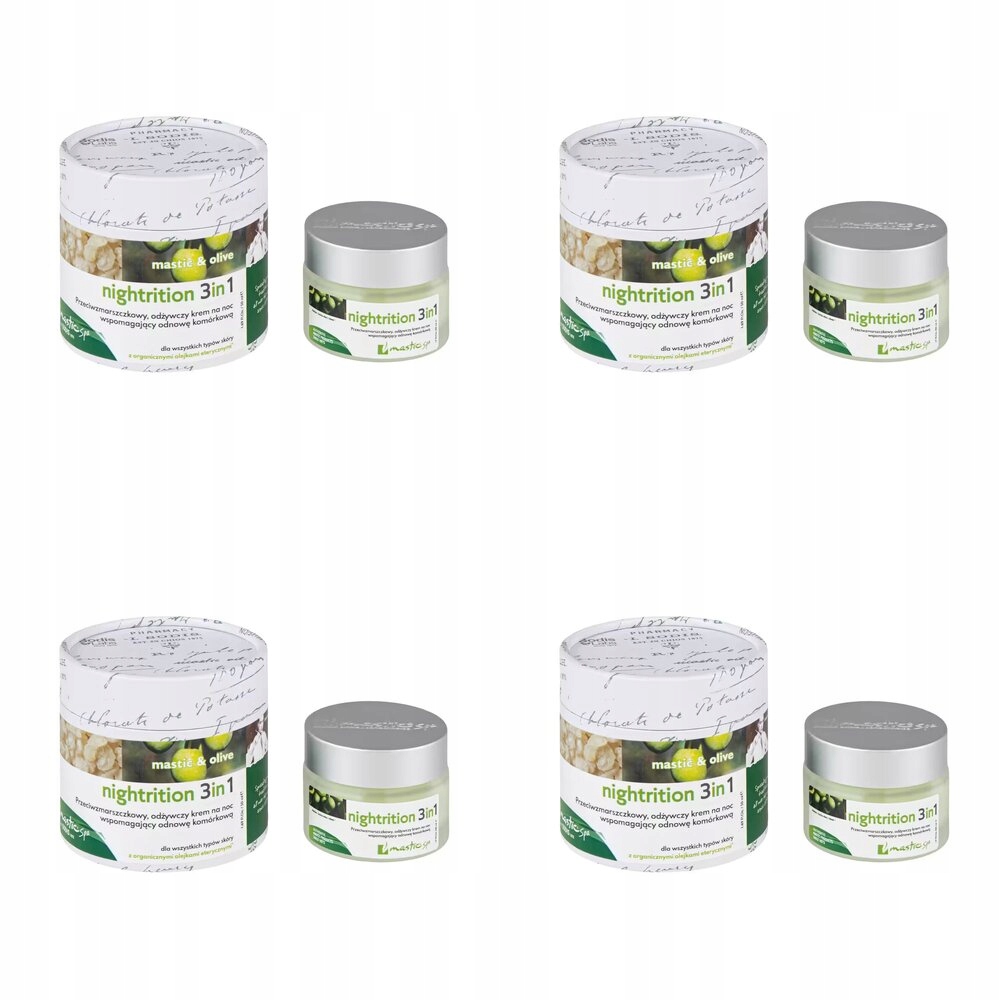 Mastic-Spa Nightrition 3v1 Noční krém proti vráskám sada 4 ks