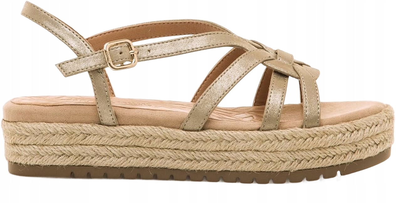 Mtng Dámské Zlaté Sandály Na Platformě Pro Léto 40 6AA