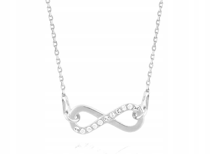 

Łańcuszek Infinity nieskończoność Swarovski