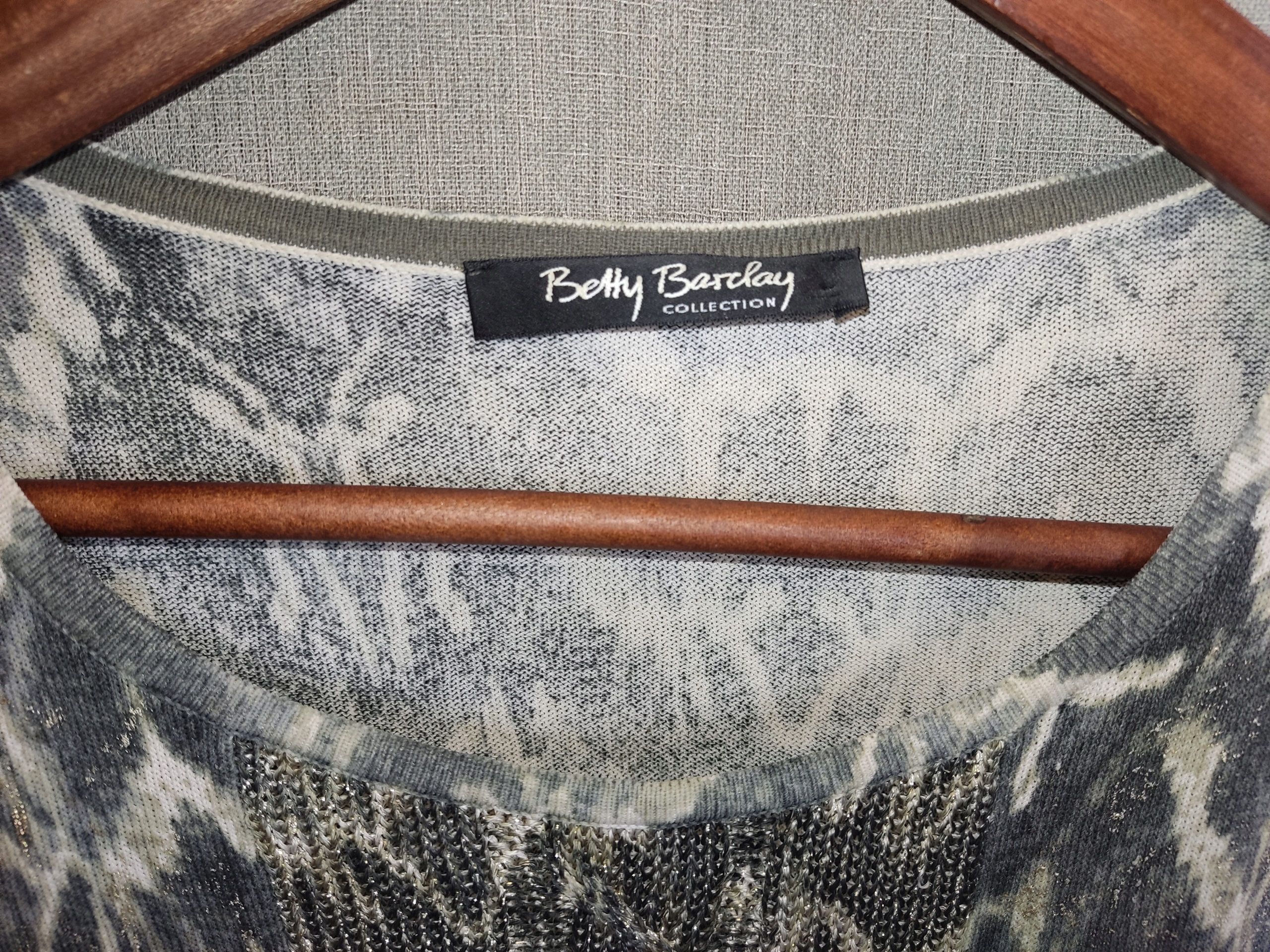 Betty Barclay wzorzysta bluzka M BDB Wzór dominujący zwierzęcy