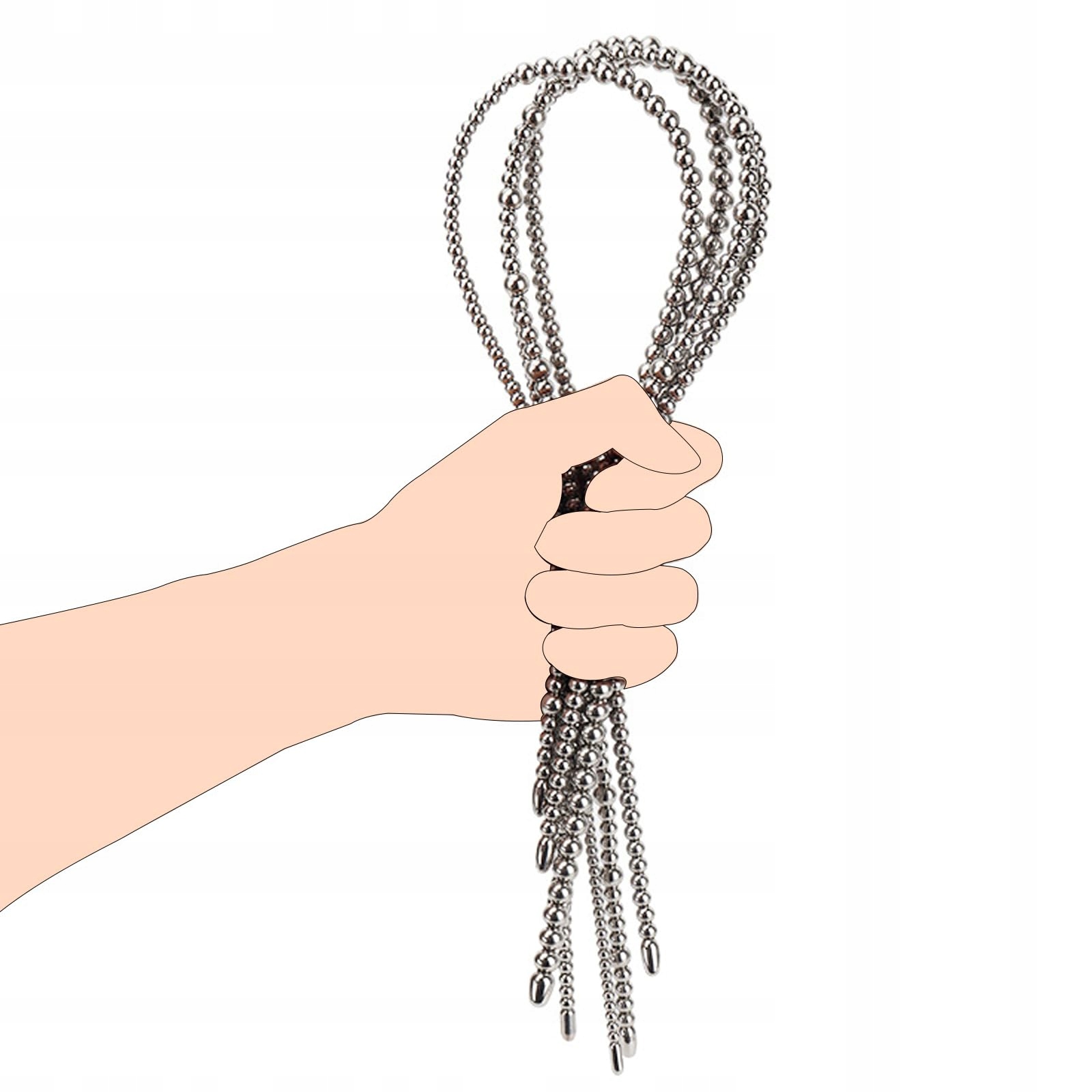 BDSMLOVE Stalowy Dilator 600 MM dla Mężczyzn Prostata Stymulacja — miniatura 5