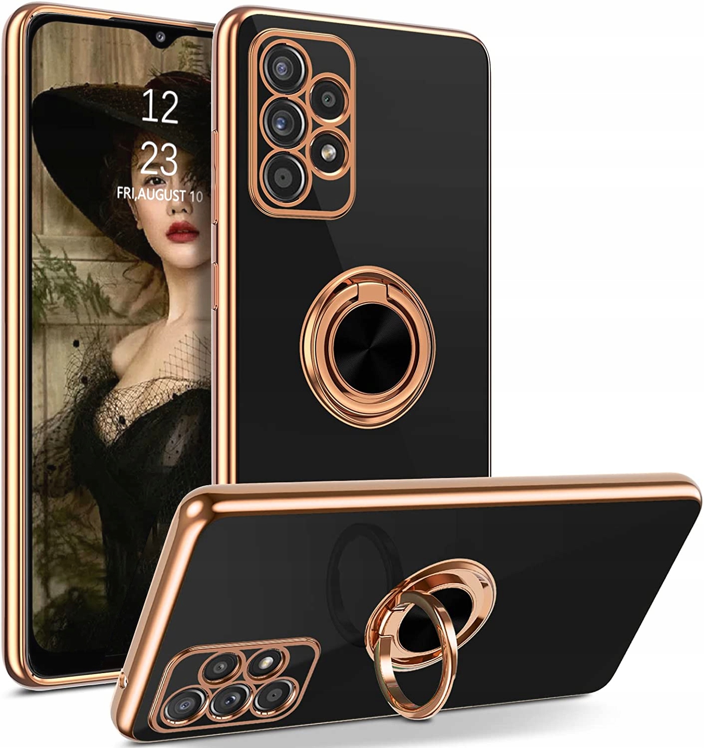 

Etui Plating Ring do Samsung Galaxy A33 5G Szkło