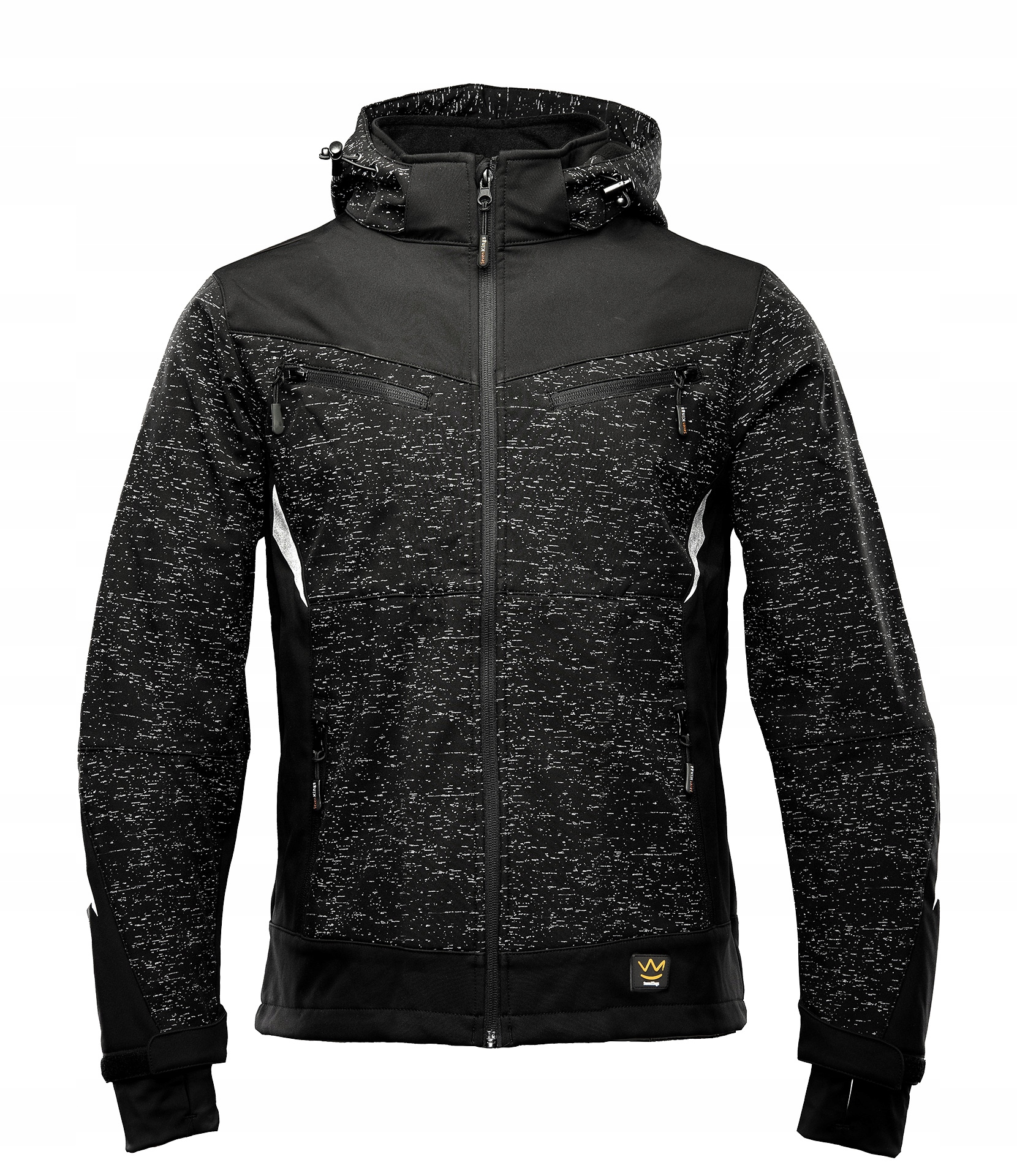 Softshellová bunda Cross voděodolná reflexní s membránou vel L