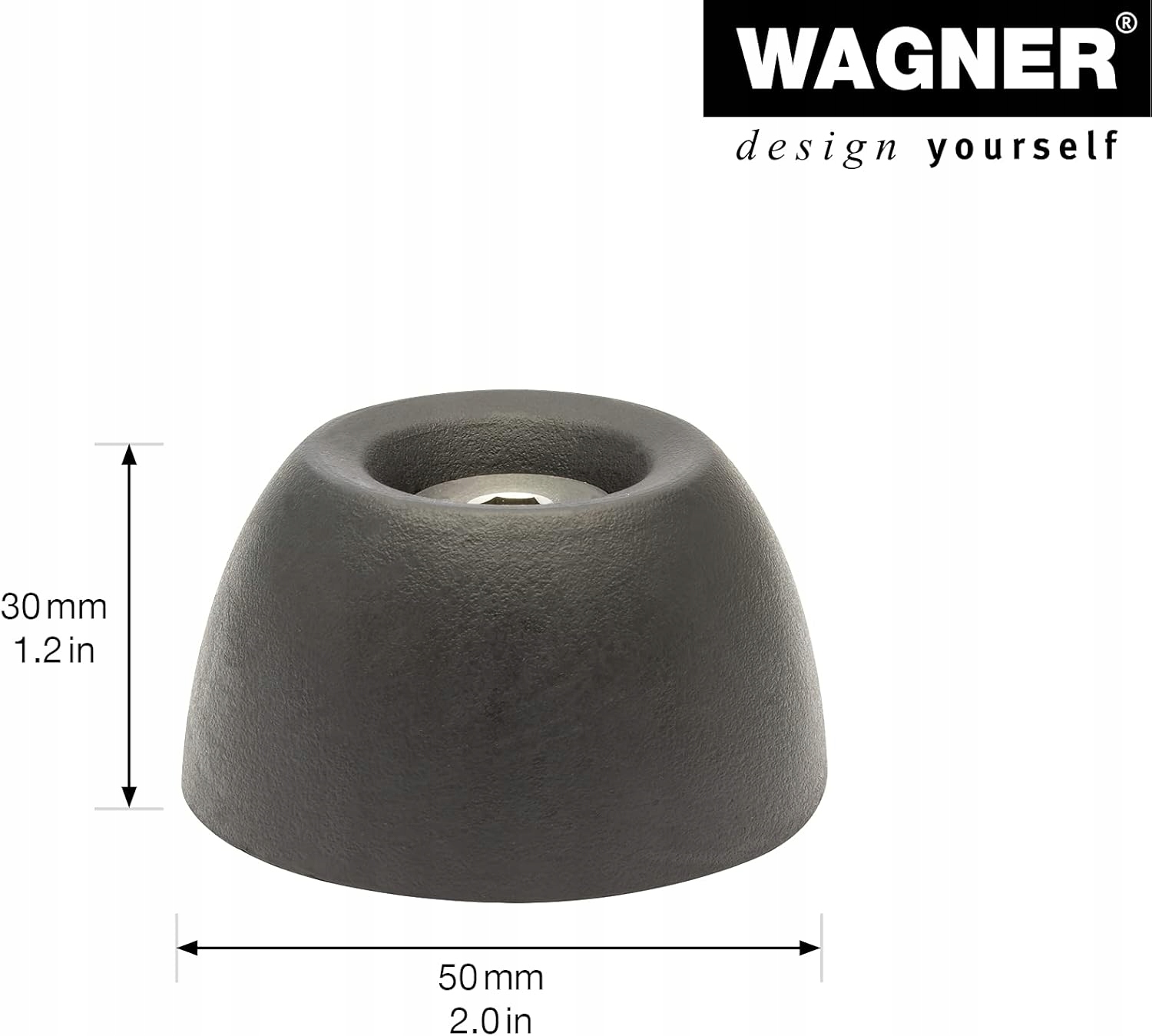 Odbojnik przykręcany Wagner czarny