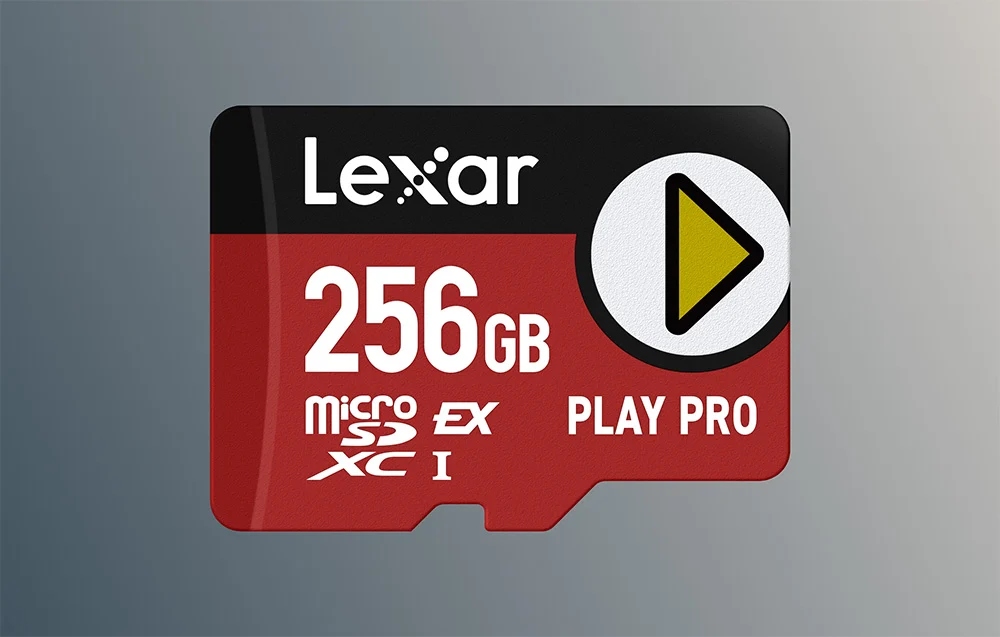 LEXAR PLAY PRO 256GB microSD Express 900MB/s EX C10 U3 — 6