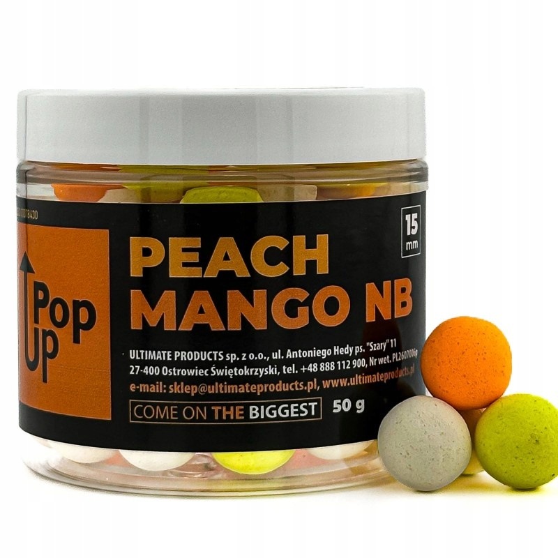 Kulki Ultimate Products Pop Up Peach Mango Nb 15mm
