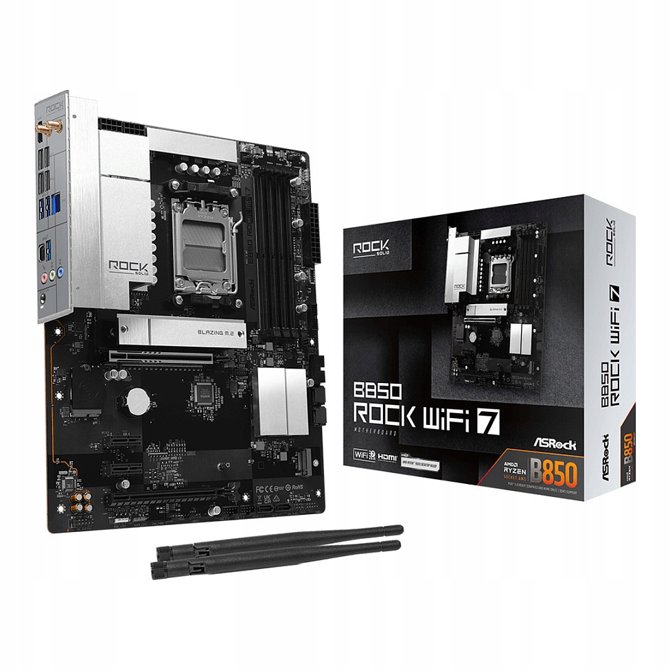 ASRock B850 Rock WiFi 7 płyta główna Atx AM5
