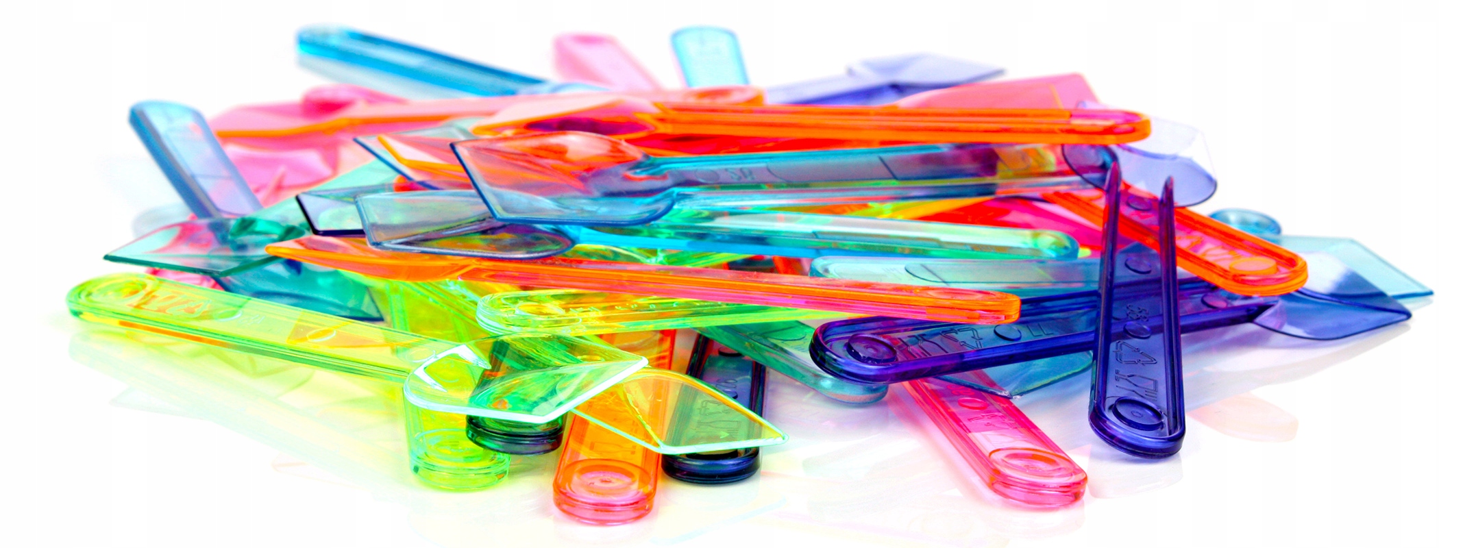 Łopatki łyżeczki do lodów gofrów neonowe 1kg Rodzaj sztućce