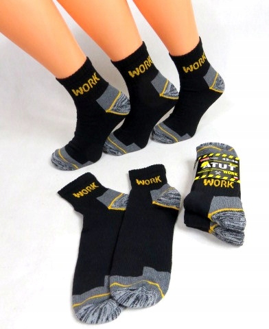9par KRÓTKIE SKARPETY STOPKI FROTA WORK BHP skarpetki bawełniane 43-46 9x Zestaw tak