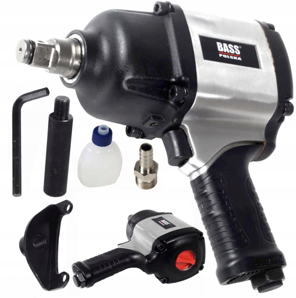 KLUCZ PNEUMATYCZNY UDAROWY 1" 2150Nm DO KÓŁ KRÓTKI DO WARSZTATU CZY DOMU