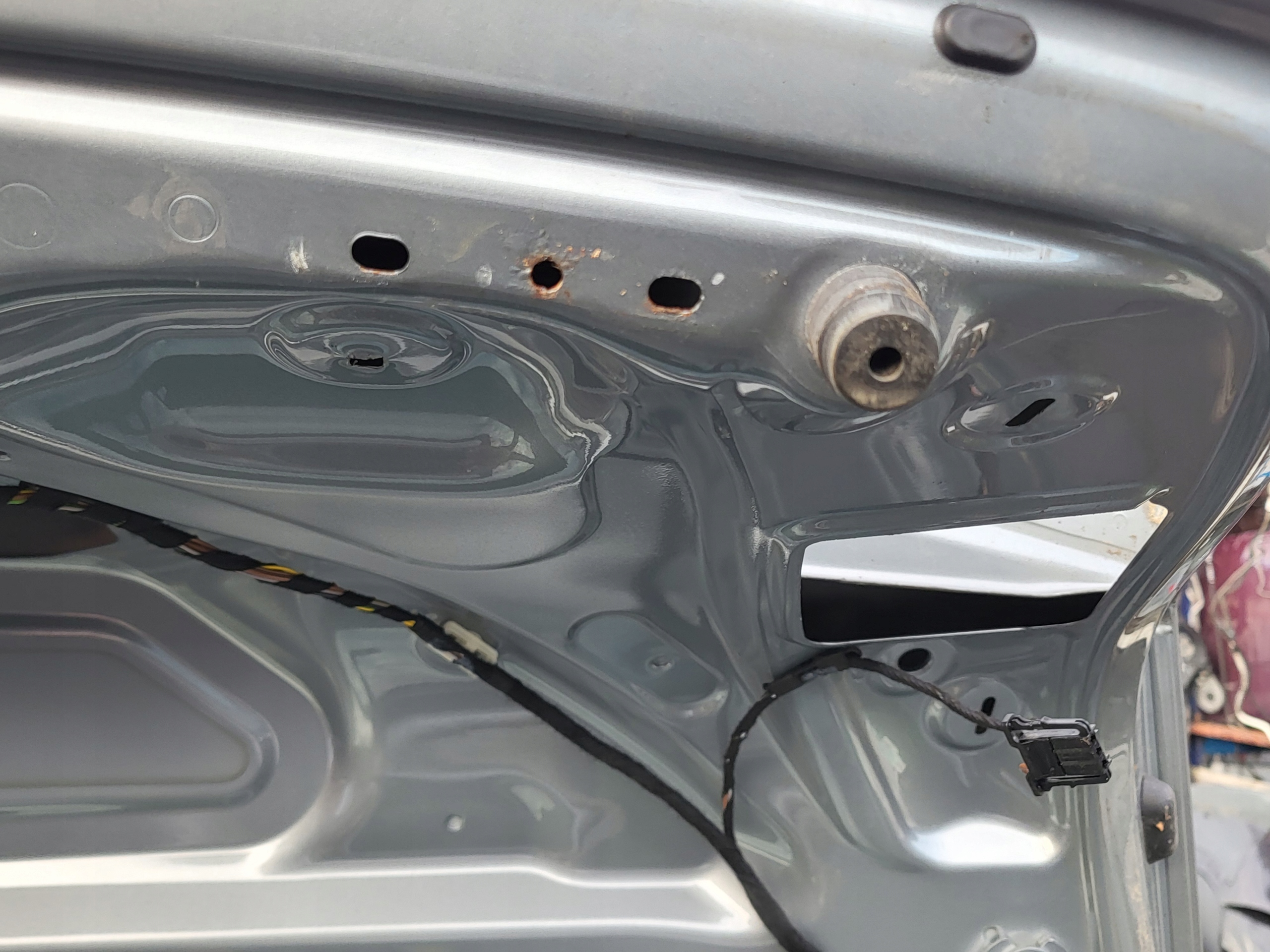 boot doors boot AUDI A5 8T COUPE PRZEDLIFT OE SREBRNY LYZG